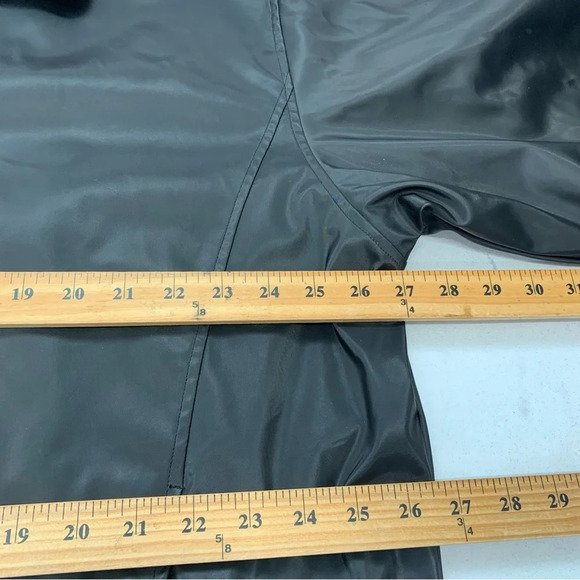 John Henry Black Bomber Jacket Men XL Soft Shell  Full Zip Pockets Classic Work - Picture 12 of 13